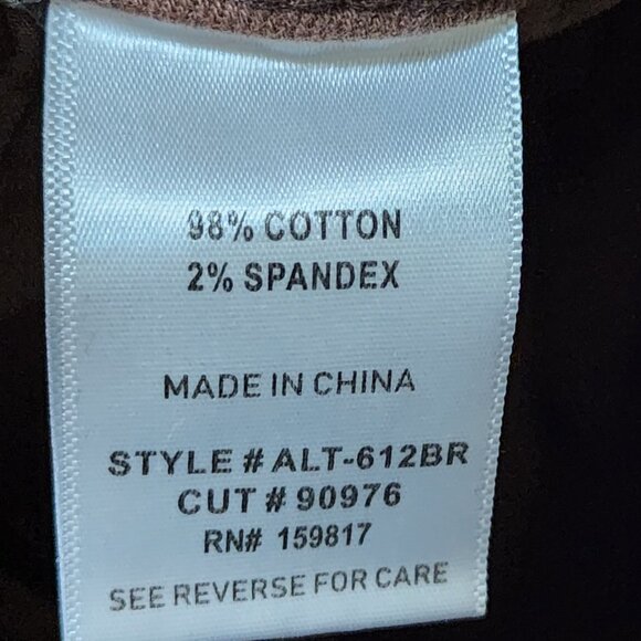 Altard State Rust Color High Rise Button Fly Flare Jeans - Picture 8 of 8